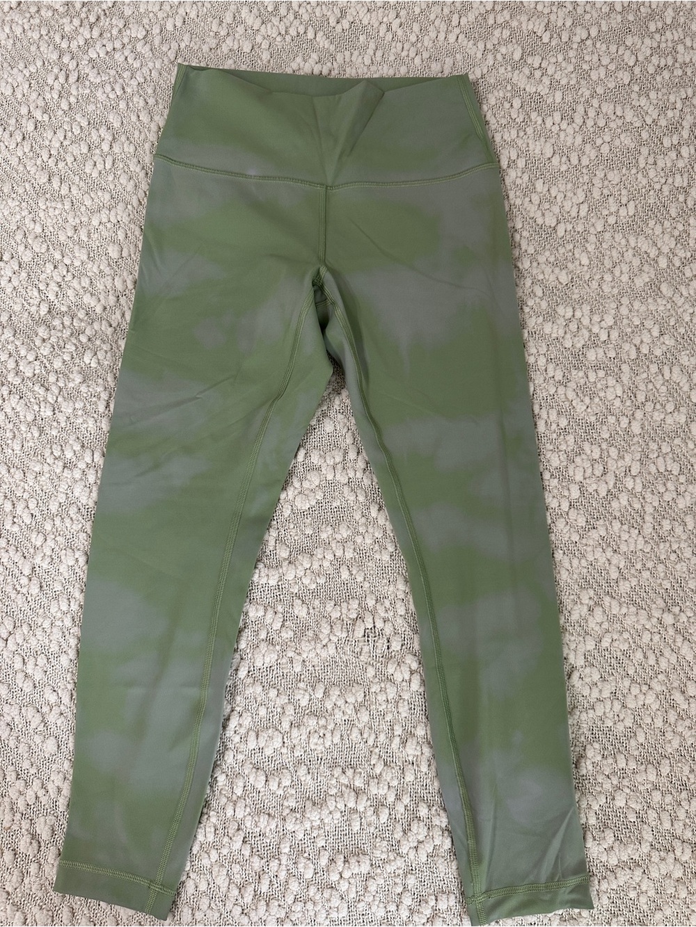 Lululemon Wunder Under HR Tight 25 Full On Luxtreme Olive Cloud Wash Size 8